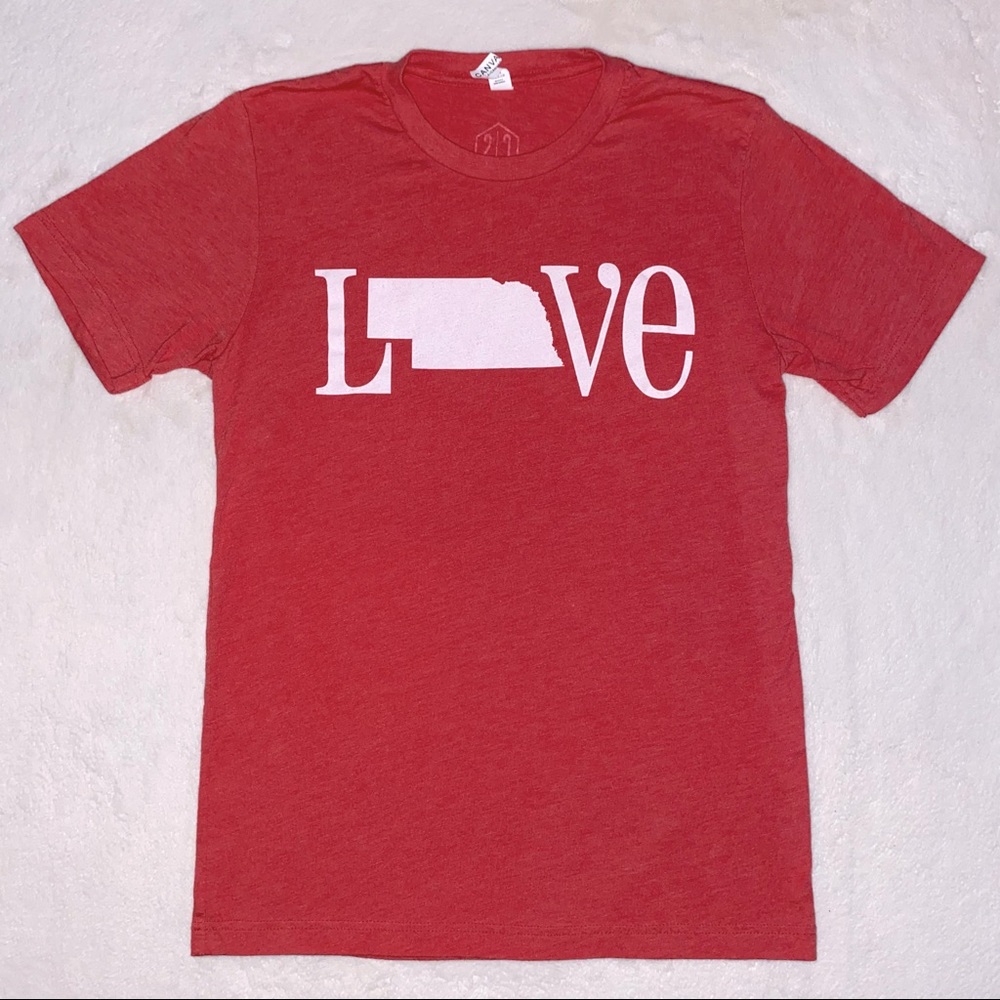 Nebraska Love Jersey Tee
